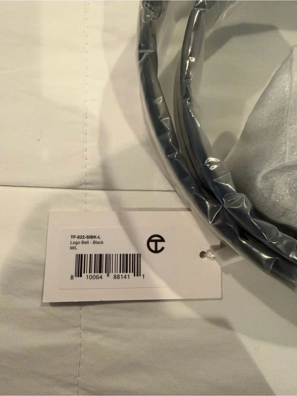 Telfar Logo Belt - Silver/Black (M/L)